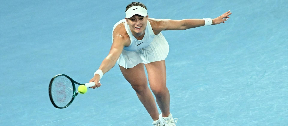 Paula Badosa, en un partido de esta temporada