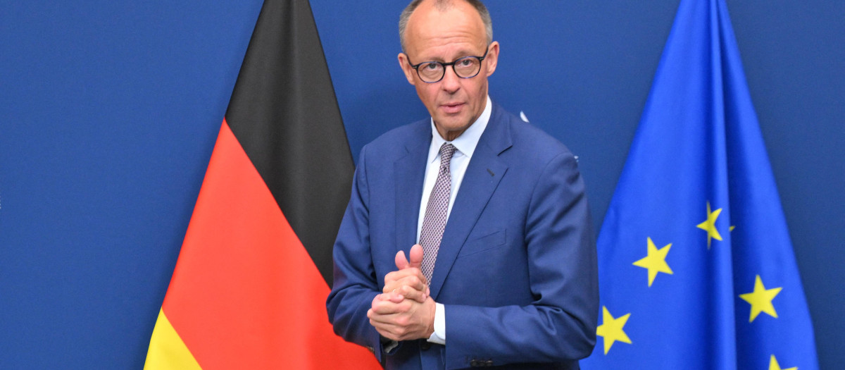 El canciller alemán, Friedrich Merz