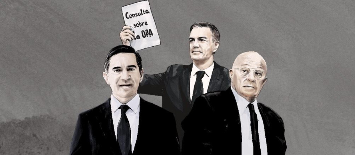 Los presidentes de BBVA y Sabadell aguardan saber qué será de ellos.
