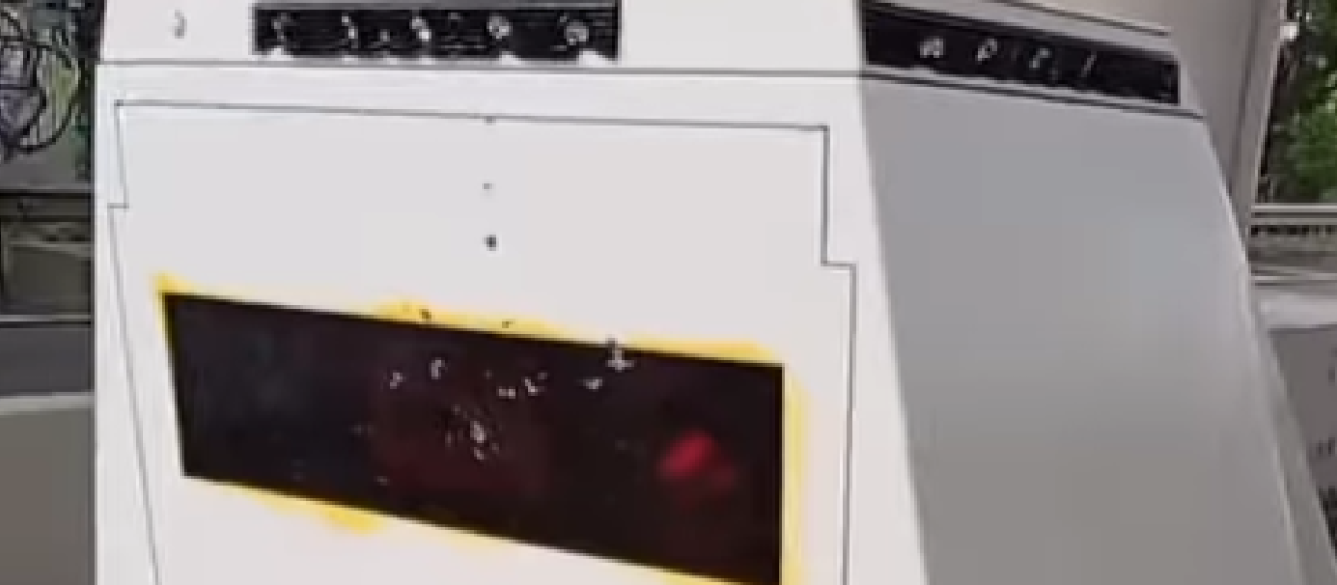 Imagen frontal de una de estas máquinas