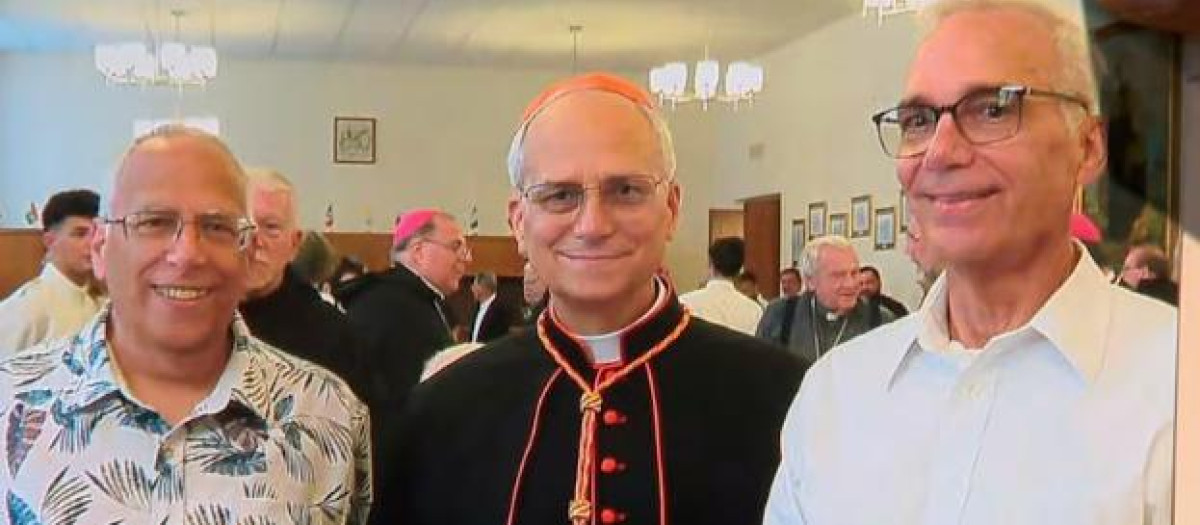 Louis, el Papa León XIV y el John Prevost