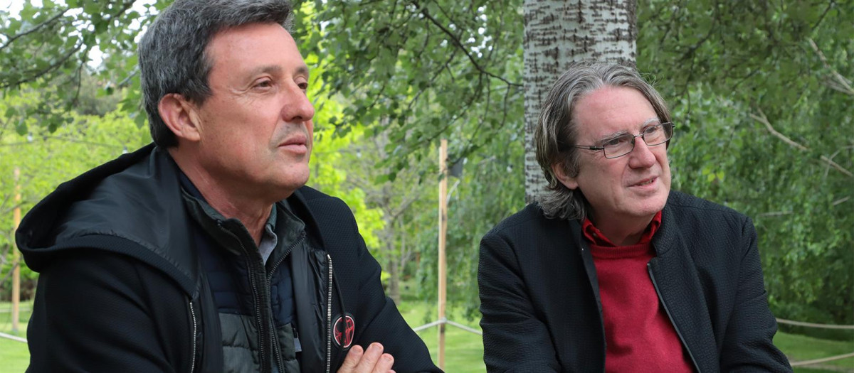 Ramón Martín y Julio Martí, directores del festival Noches del Botánico