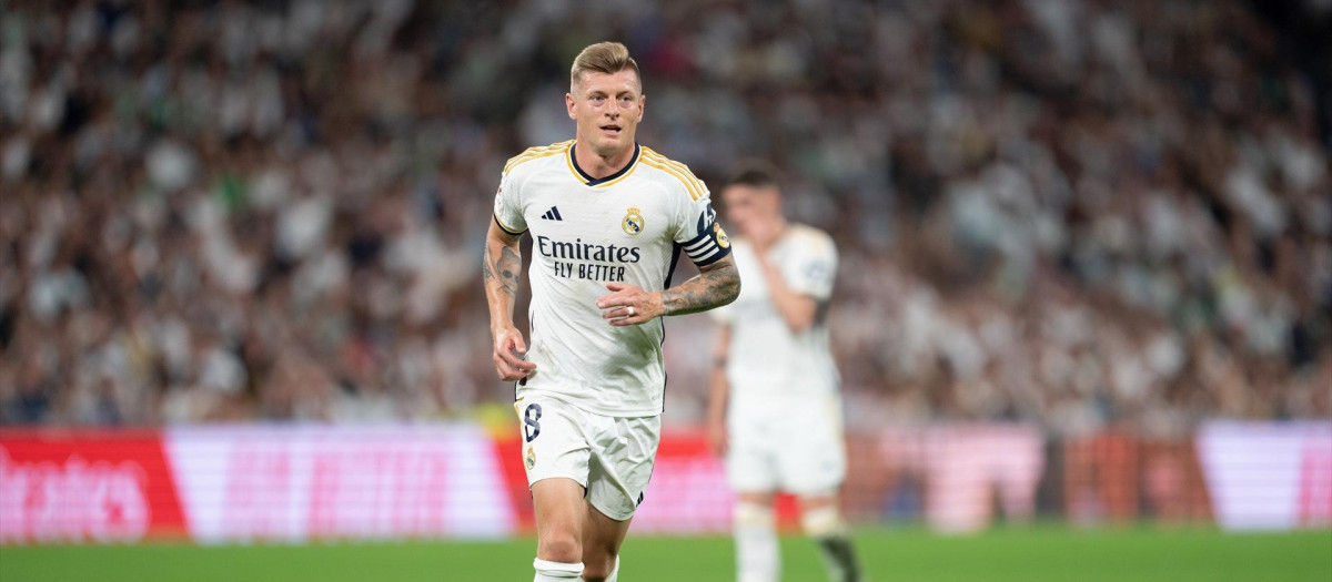 Toni Kroos, en su último partido en el Bernabéu