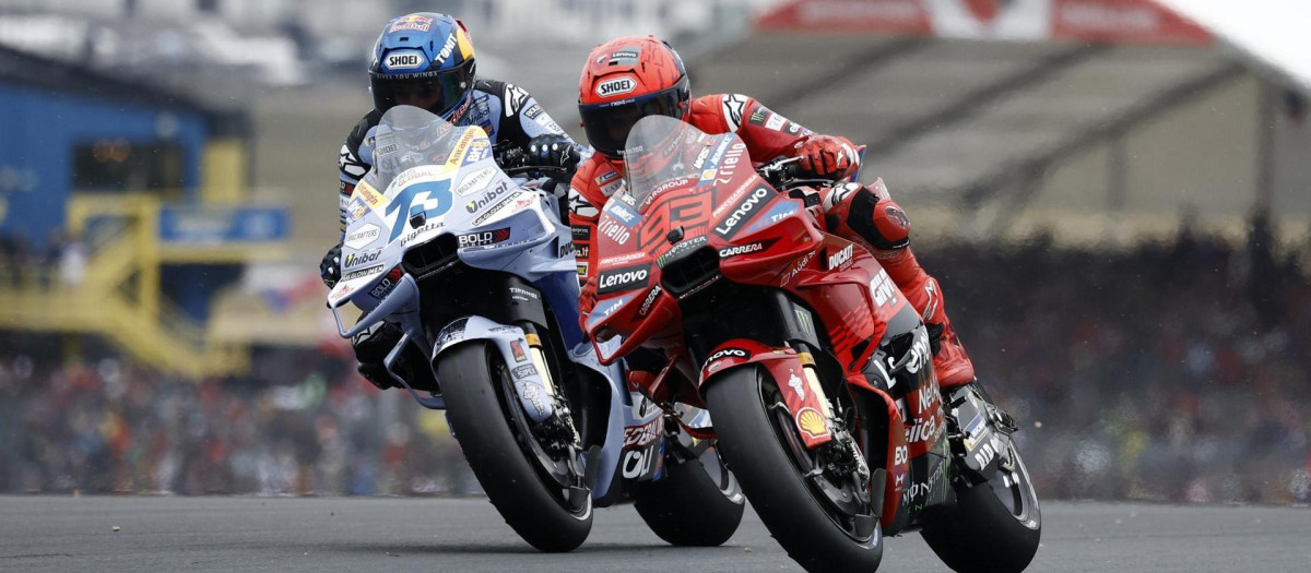 Marc Márquez y Álex Márquez en el Gran Premio de Francia