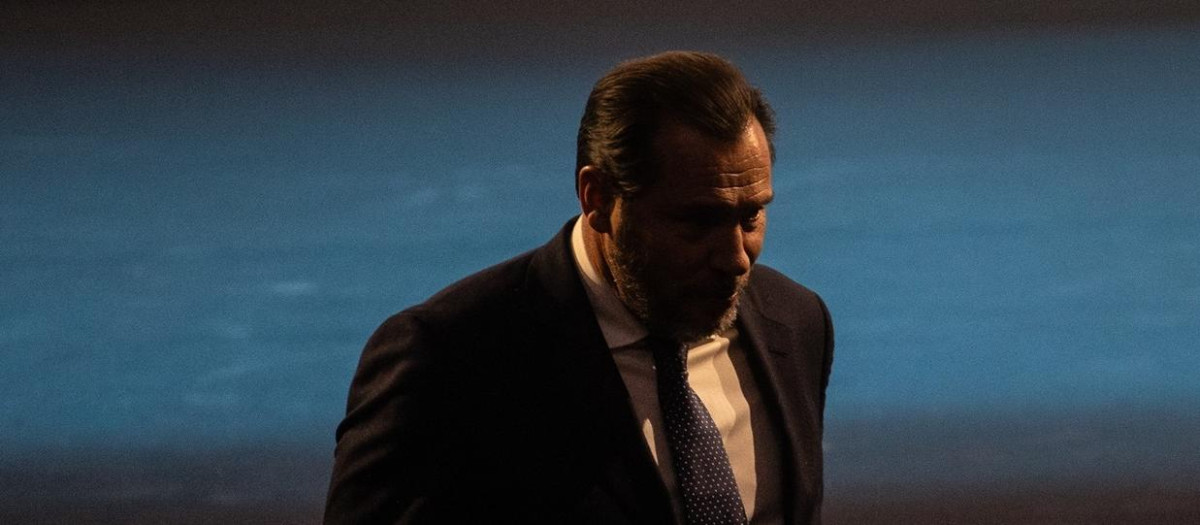 Óscar Puente, este viernes, en Madrid