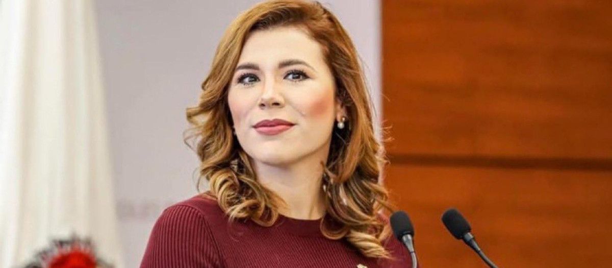 Marina del Pilar Ávila, gobernadora de Baja California ala que EE. UU. ha suspendido la visa
