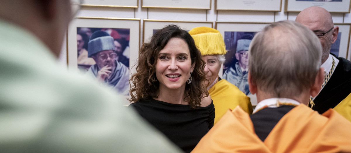La presidenta de la Comunidad de Madrid, Isabel Díaz Ayuso