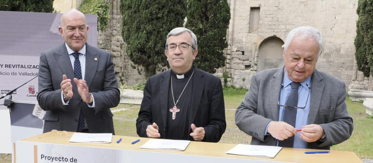 Carnero, Argüello y Santonja, este lunes, en Valladolid
