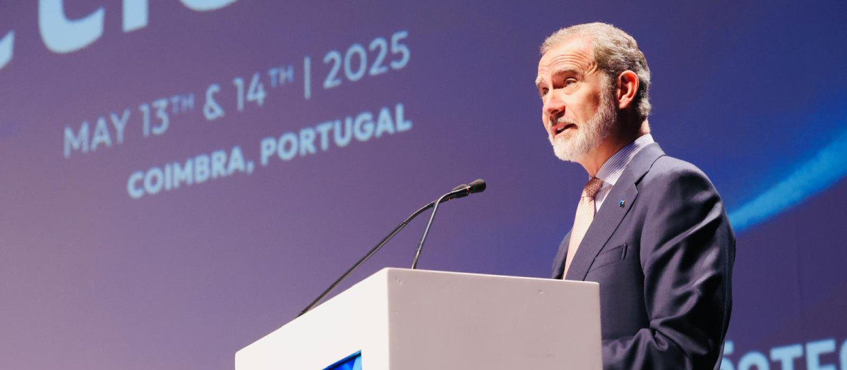 El Rey, en la clausura de Cotec, que se ha celebrado este miércoles en Coímbra