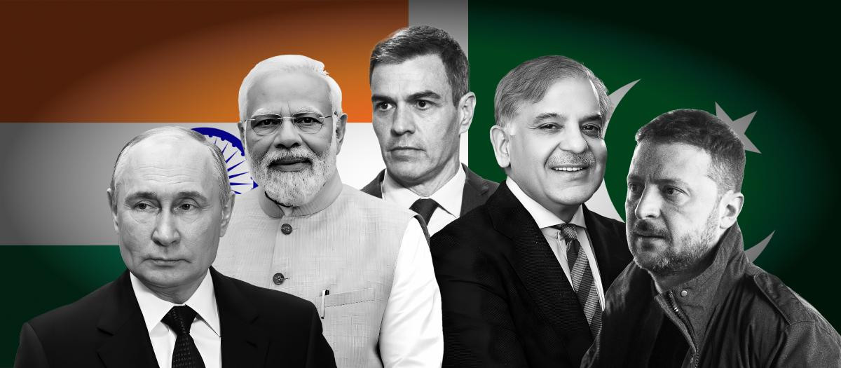 Putin, Modi, sánchez, el presidente de Oakistán y Zelenski