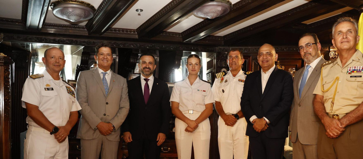 La Princesa de Asturias con Carlos Vives