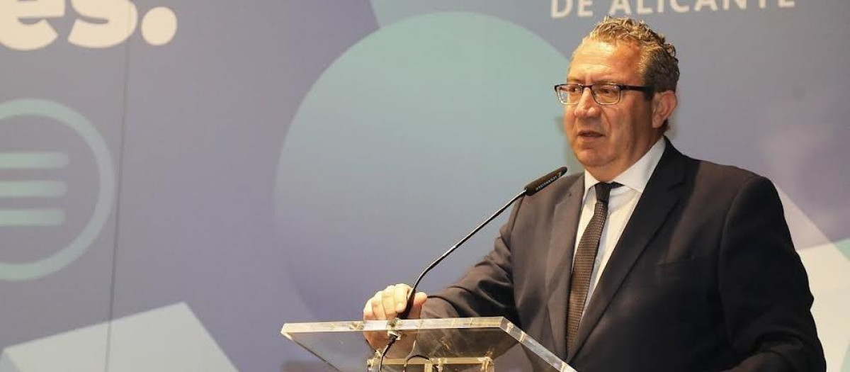 El presidente de la Diputación de Alicante, Toni Pérez