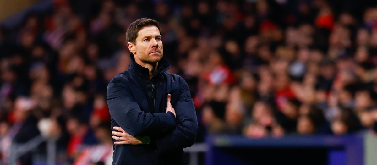 Xabi Alonso, en un partido con el Bayer Leverkusen