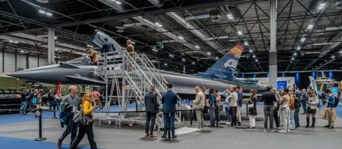 Airbus exhibirá una maqueta a escala real del caza Eurofighter en el Cuartel General del Ejército del Aire y del Espacio, en Madrid