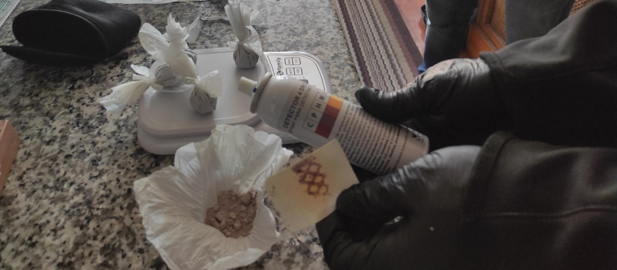 Droga incautada en Burgos