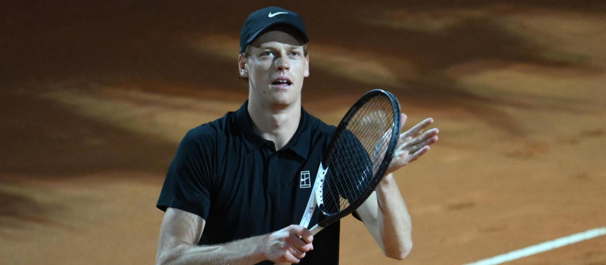 Jannik Sinner, en el Masters 1000 de Roma