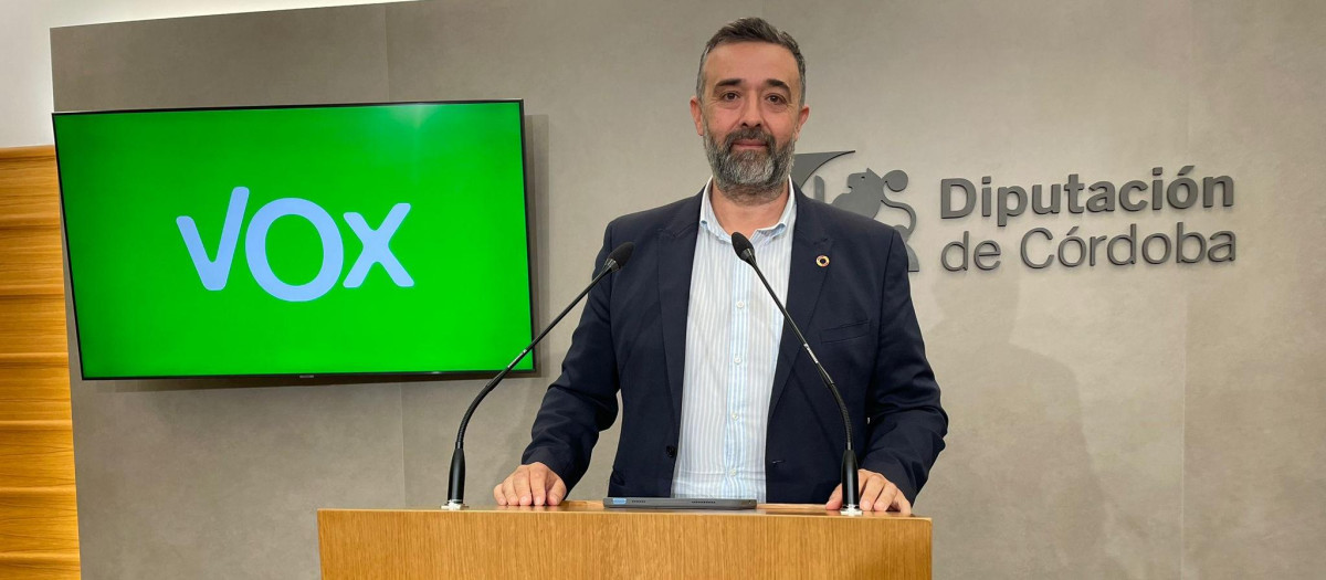 Rafael Saco, portavoz de Vox en la Diputación de Córdoba