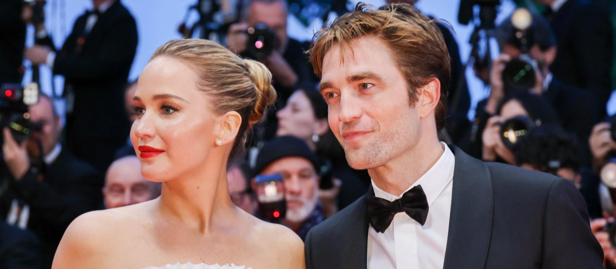 Jennifer Lawrence y Robert Pattinson, en Cannes