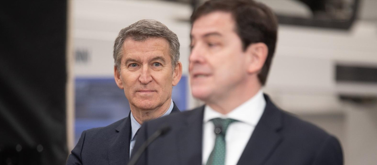 Feijóo y Mañueco, en una imagen de archivo