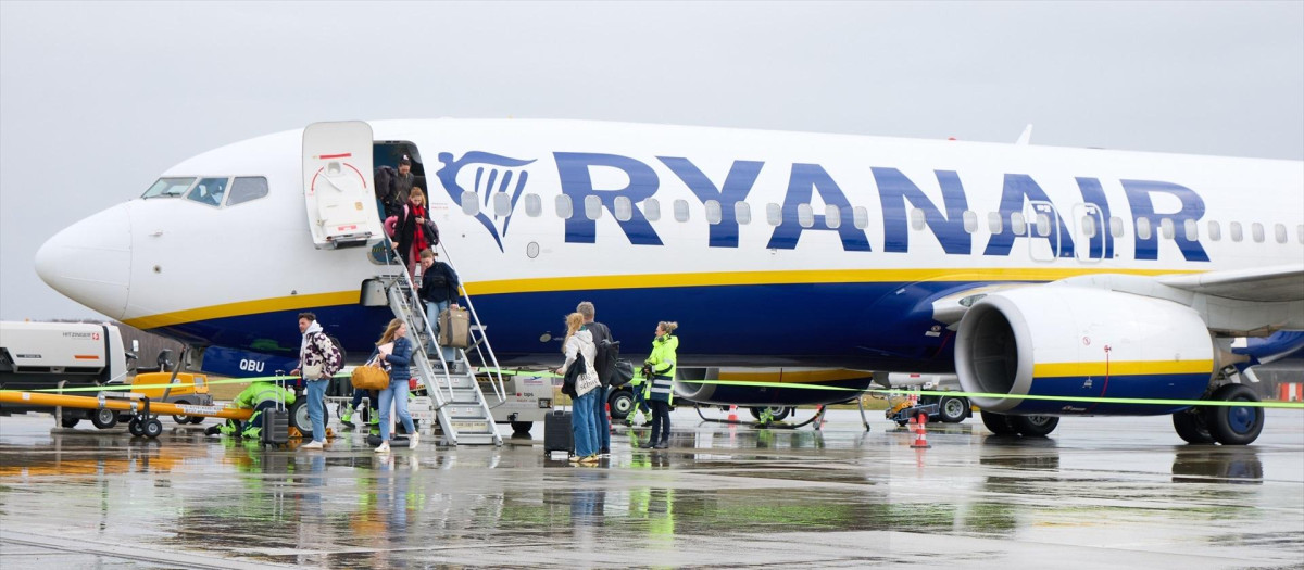 Avión de Ryanair.