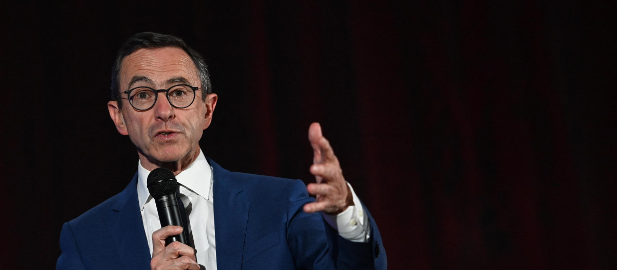 Bruno Retailleau, ministro del Interior francés y candidato a la presidencia de 2025 del partido de derecha Los Republicanos (LR)