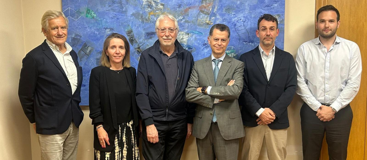 Javier García del Moral, Maria Dolores Sancho, Horacio Silva, Enrique Vázquez, Vicente Castellano y Juan Manuel Lalanne