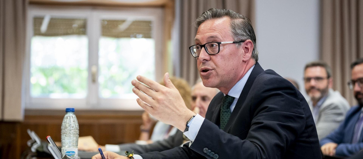 El secretario general del PP de Madrid y senador, Alfonso Serrano