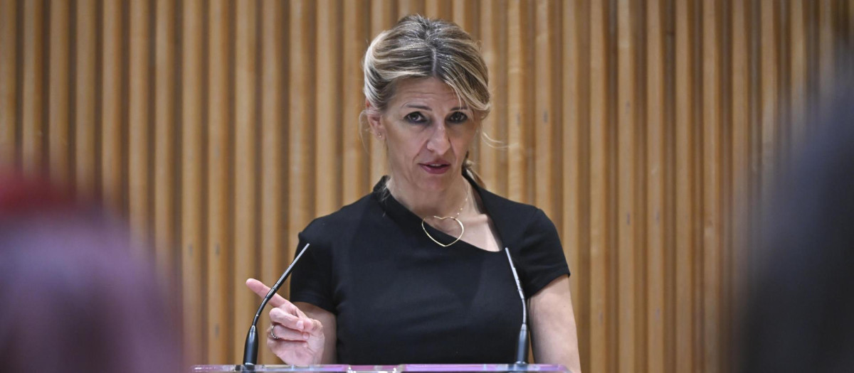 La vicepresidenta segunda del Gobierno y ministra de Trabajo, Yolanda Díaz.