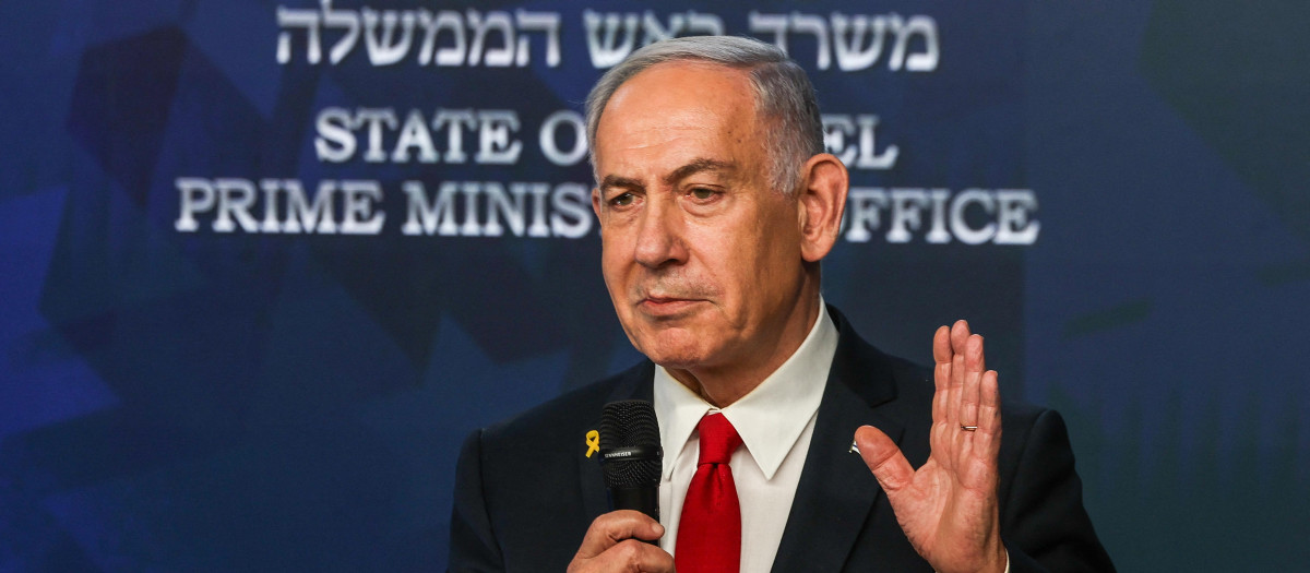 El primer ministro de Israel, Benjamin Netanyahu, en Jerusalén