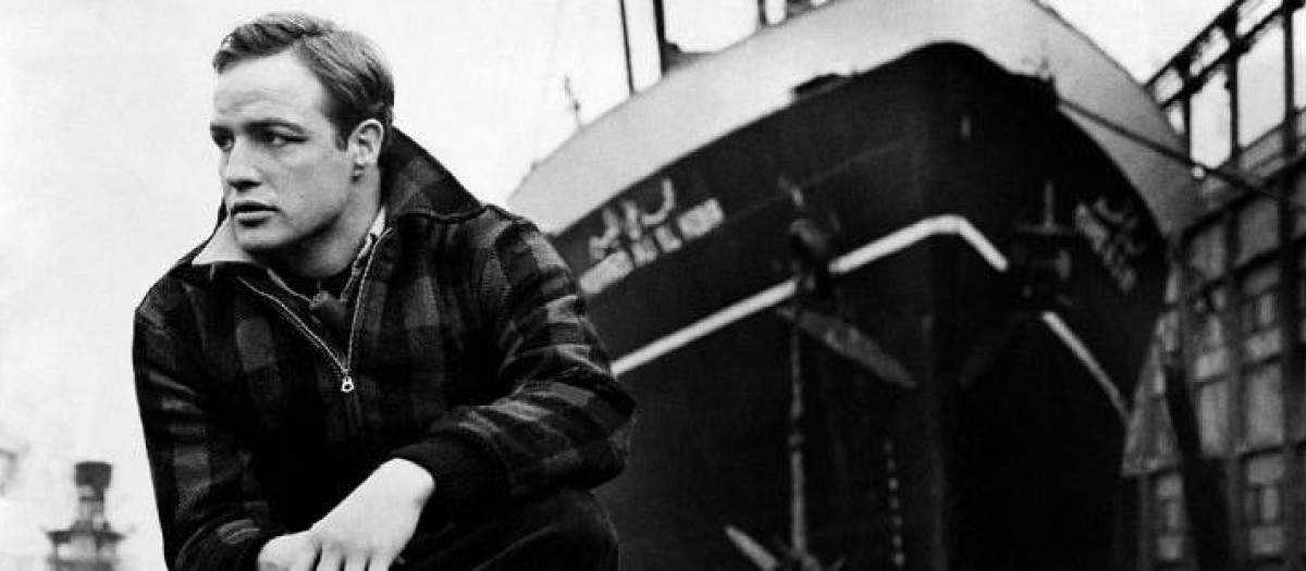 Marlon Brando en La ley del silencio