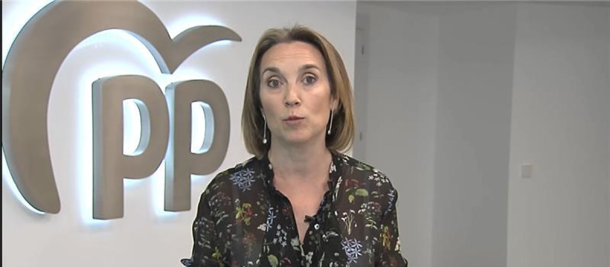 La secretaria general del PP, Cuca Gamarra
