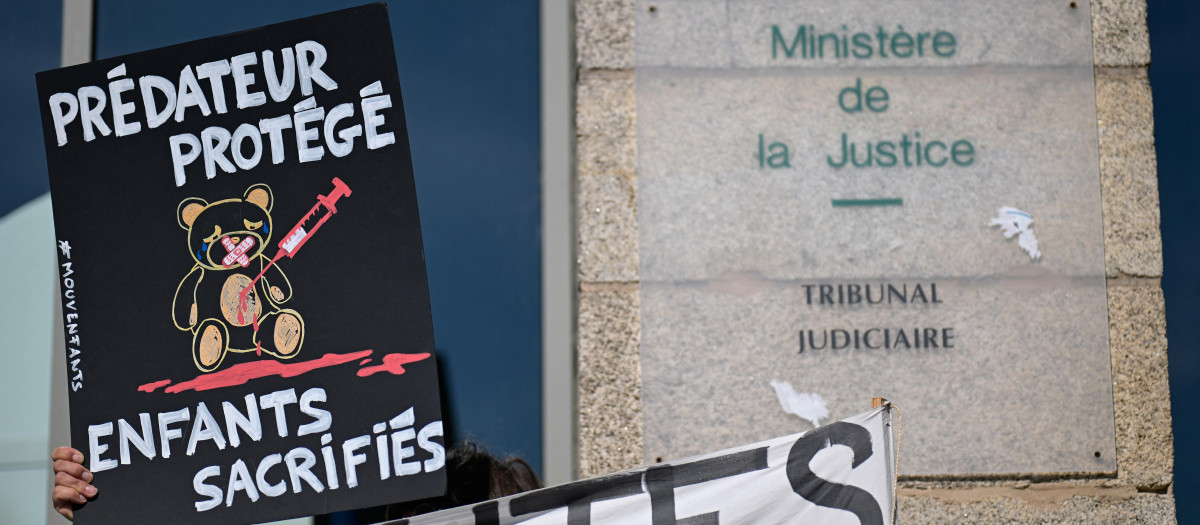 Protestas contra Le Scouarnec en las calles de Francia