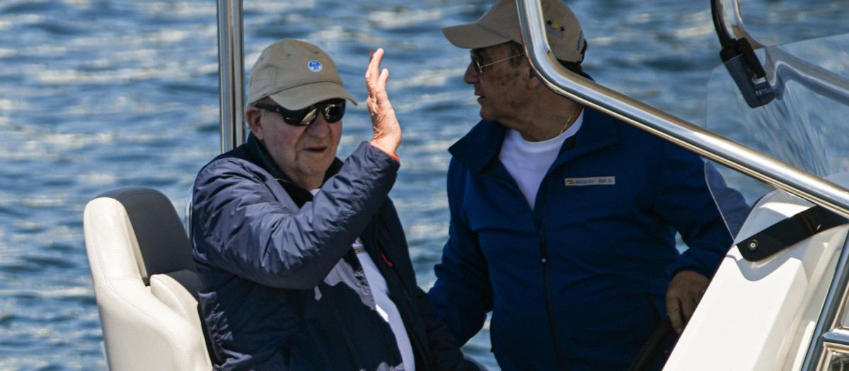 El Rey Juan Carlos, a mediados de mayo en Sangenjo