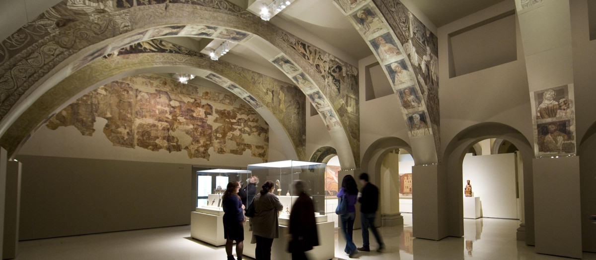 Las pinturas murales de Sijena en el Museo Nacional de Arte de Cataluña