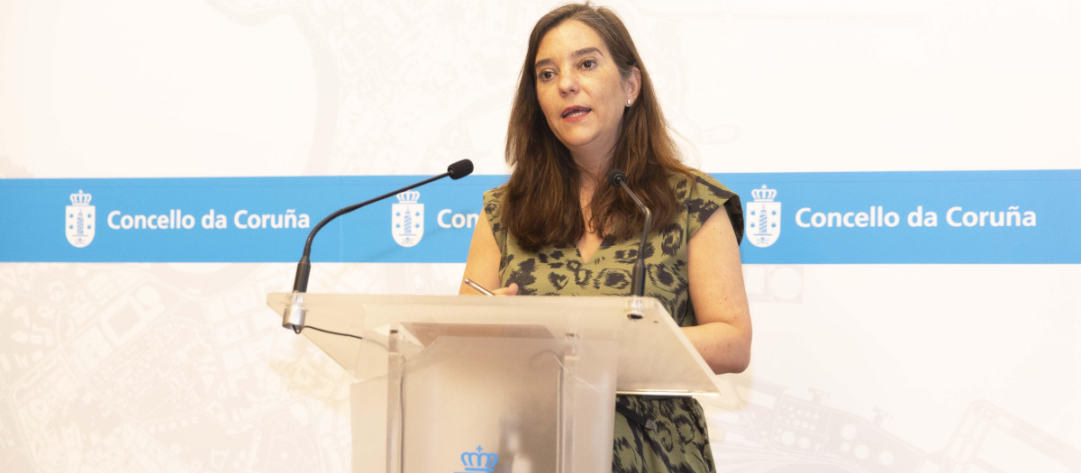 La alcaldesa de La Coruña, Inés Rey