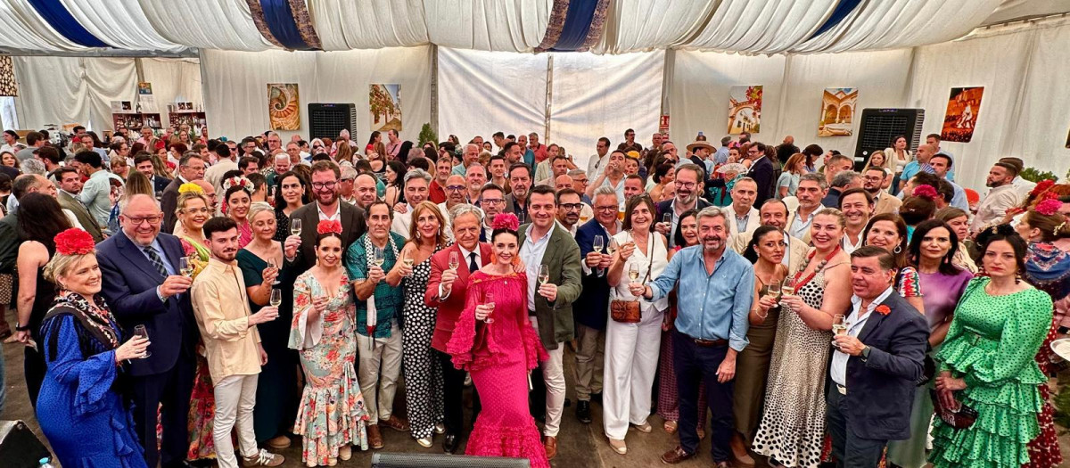 Recepeción de la caseta La Merced de la Diputación de Córdoba