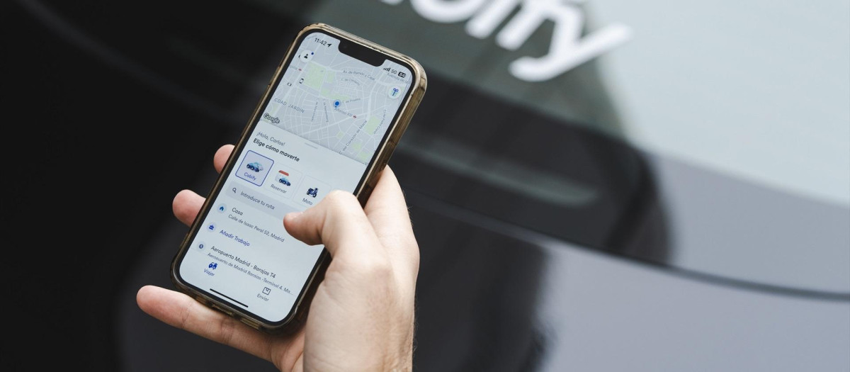 La app de Cabify.

REMITIDA / HANDOUT por SERGIO ALBERT/CABIFY
Fotografía remitida a medios de comunicación exclusivamente para ilustrar la noticia a la que hace referencia la imagen, y citando la procedencia de la imagen en la firma
28/11/2023