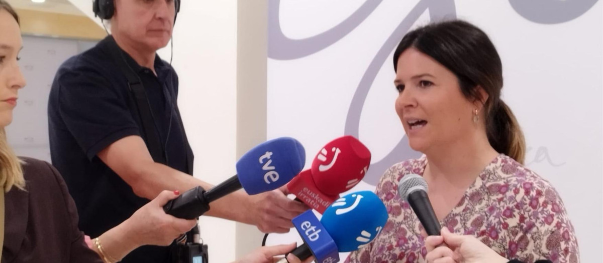 La secretaria del EBB, Maitane Ipiñazar
