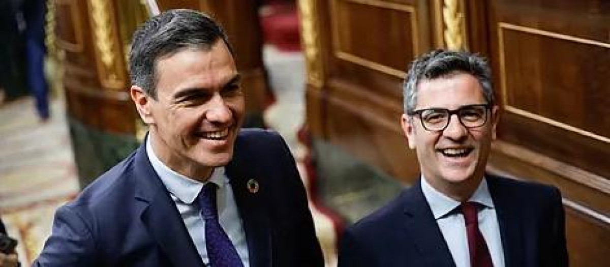 Pedro Sánchez y Félix Bolaños