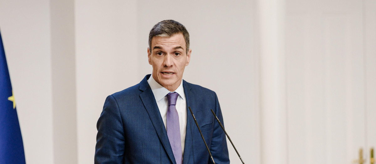 El presidente del Gobierno, Pedro Sánchez