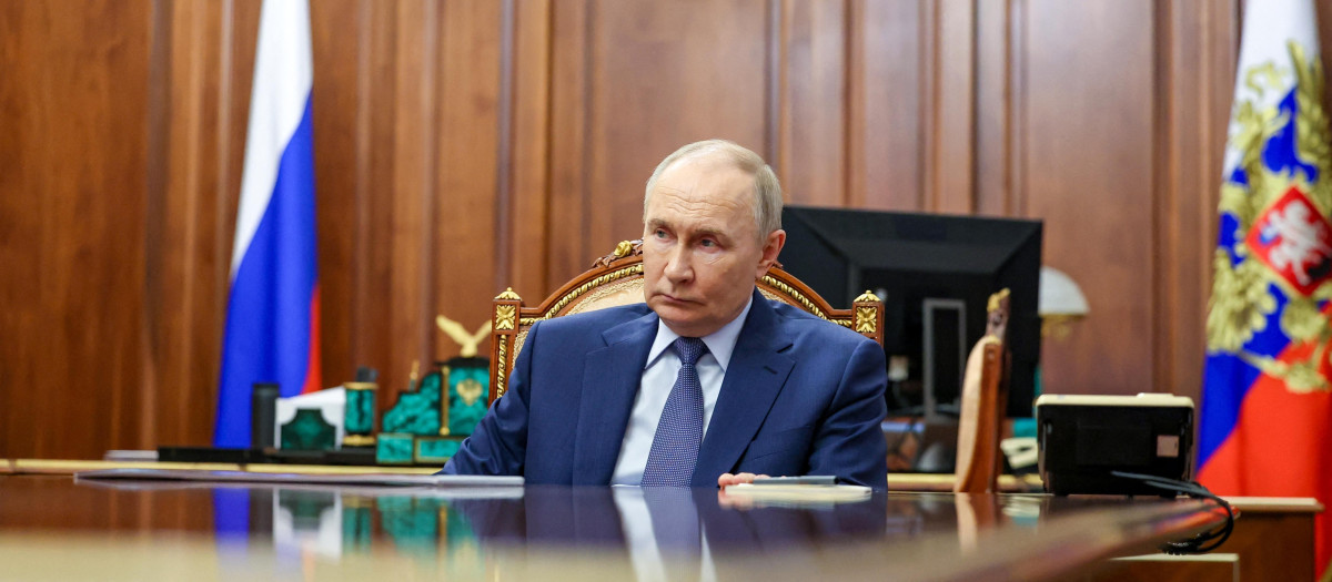 El presidente ruso, Vladimir Putin, en Moscú