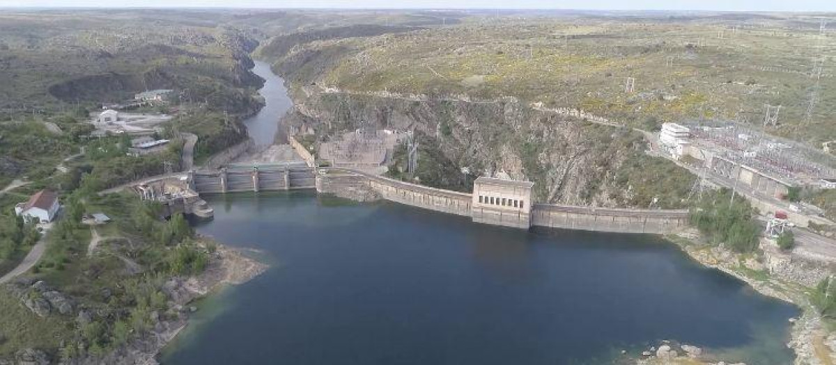 Presa de Ricobayo, en Zamora
