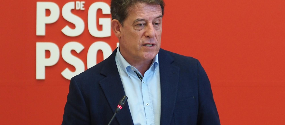 El líder del PSOE gallego, José Ramón Gómez Besteiro