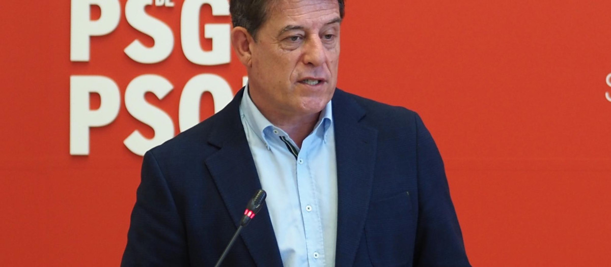 El líder del PSOE gallego, José Ramón Gómez Besteiro