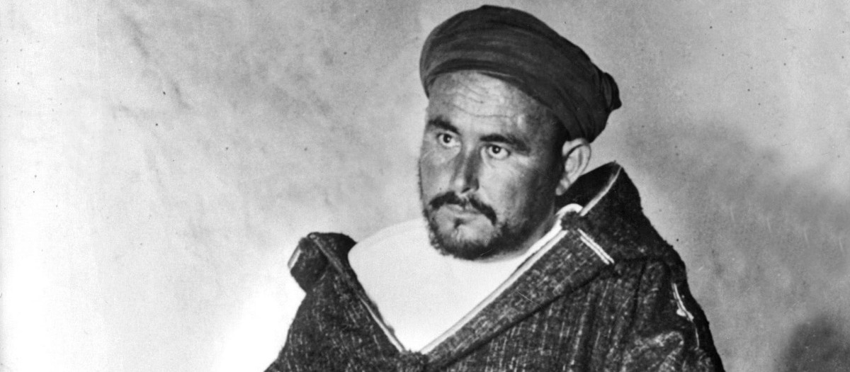 Abd el-Krim en una entrevista con Luis de Oteyza para el diario 'La Libertad'