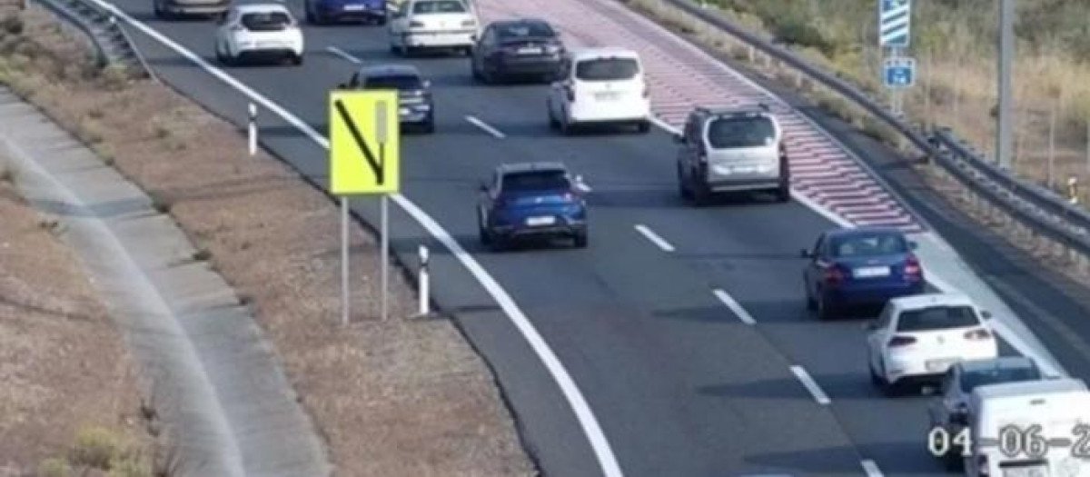 Imagen de la retención en las cámaras de DGT