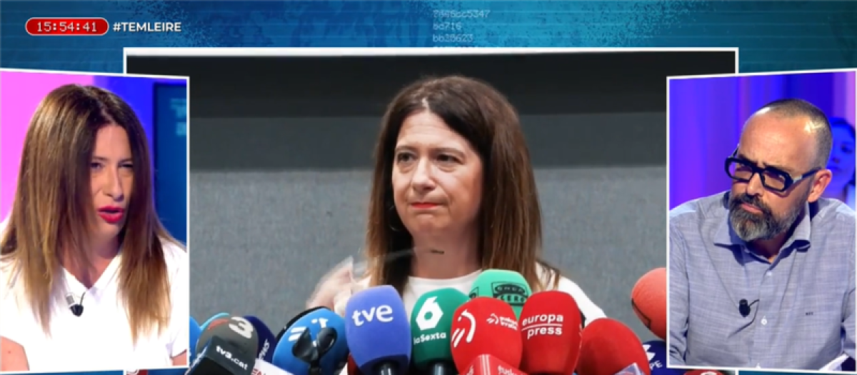 Leire Díez, este miércoles en 'Todo es mentira', con Risto Mejide