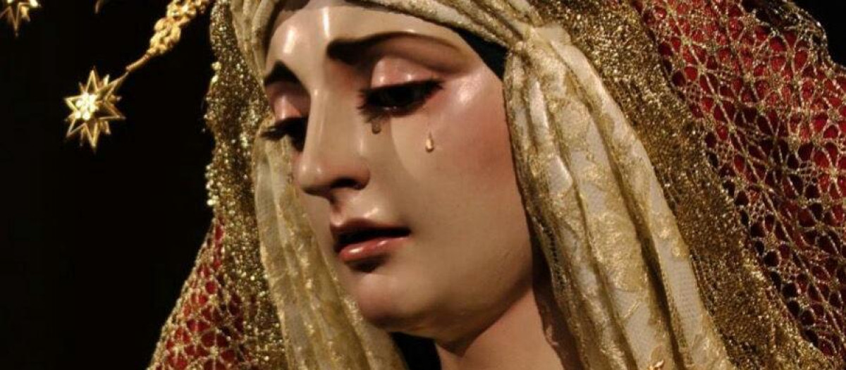 Nuestra Señora del Rosario en sus Misterios Dolorosos. Puente Genil