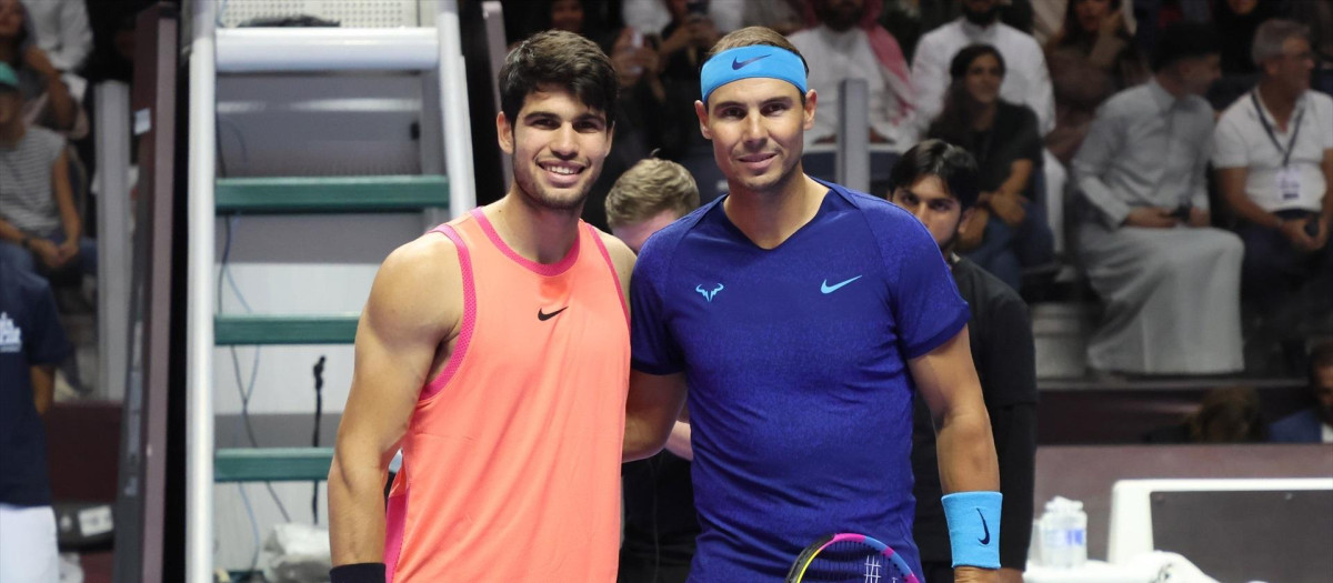 Rafael Nadal y Carlos Alcaraz, historia del tenis español