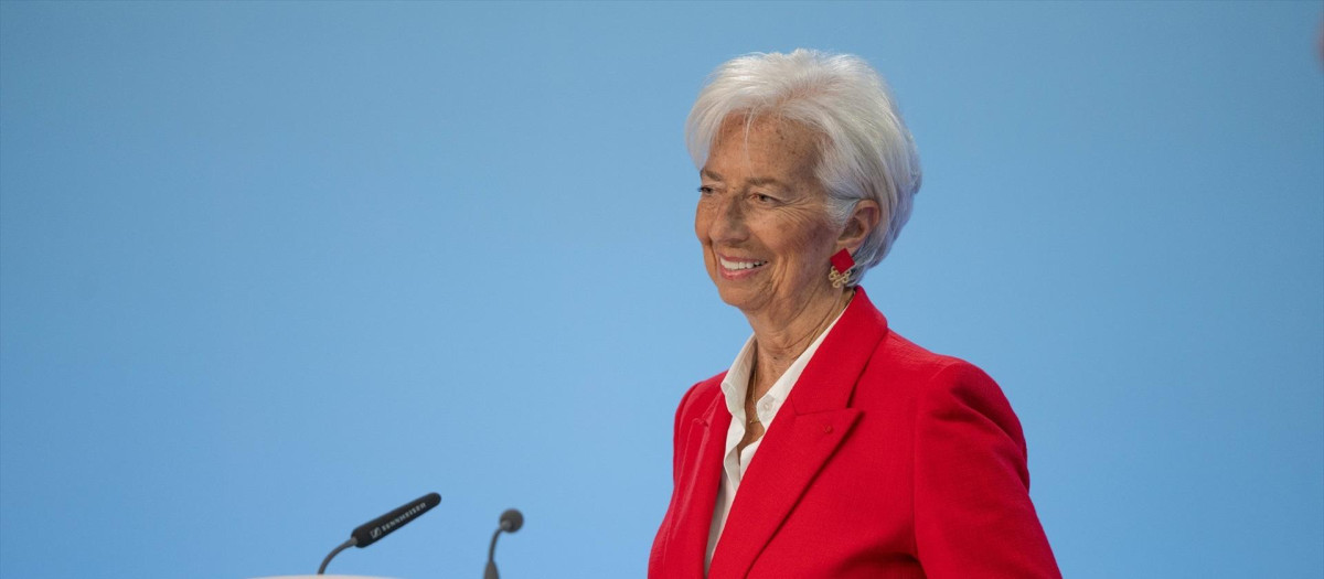 La presidenta del Banco Central Europeo, Christine Lagarde.